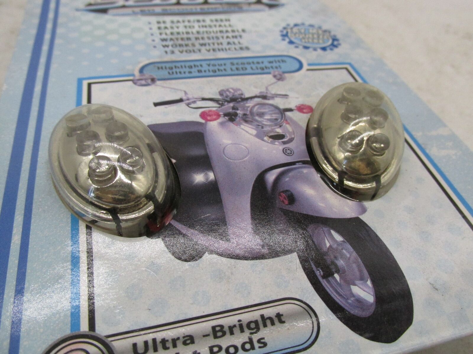 Set of 2 Street FX Scooter Mini Red LED Light Pods