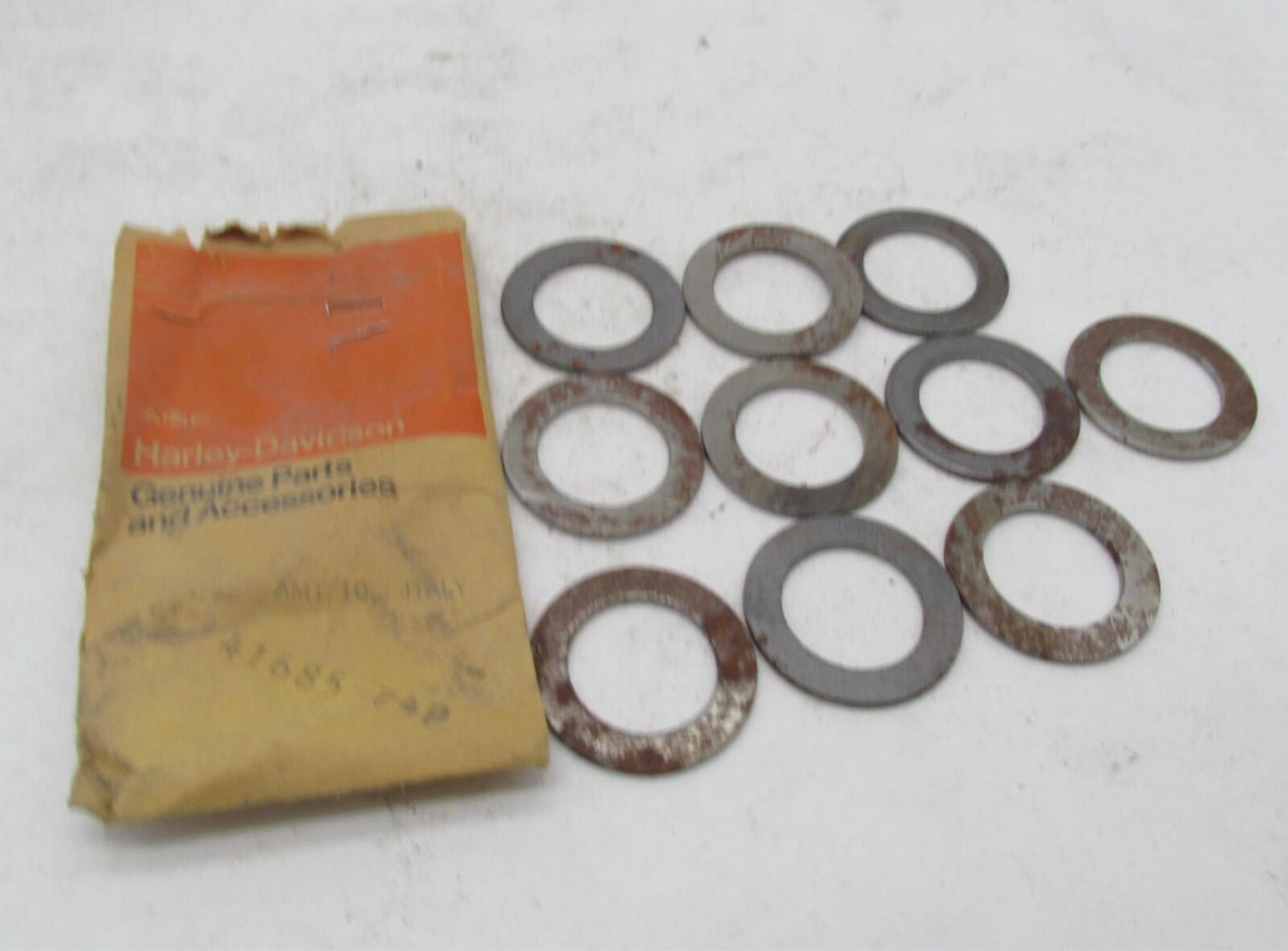 Lot of 10 Harley-Davidson Aermacchi Genuine NOS SS SX Thrust Washers 41685-74P