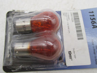 Pack of 2 Eiko NOS Motorcycle Turn, Stop and Tail Light Amber Bulbs 1156A