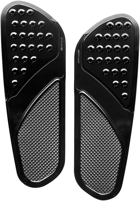 Accutronix Drilled Floorboards Black Vintage FBF91-DVB