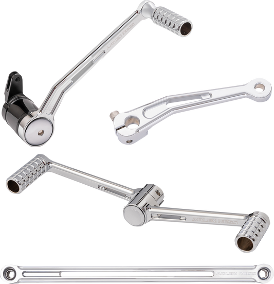 Arlen Ness Foot Control Kit w/ Heel/Toe Shifter Chrome 420-102