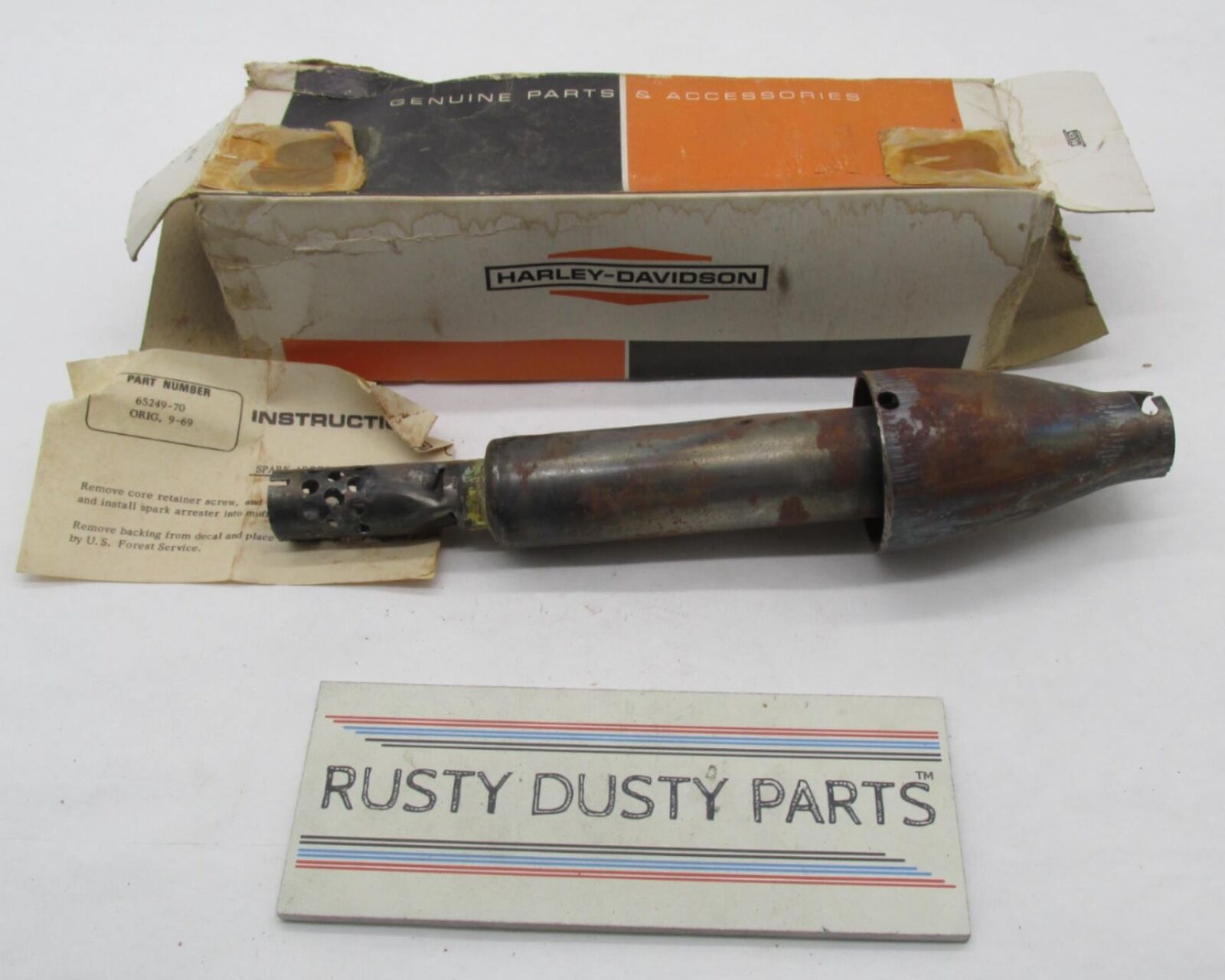 Harley Davidson Genuine NOS Aermacchi Muffler Spark Arrester Kit 65249-70