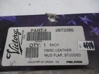 Victory Genuine NOS Motorcycle V92SC Studded Mud Flap Leather 2873386