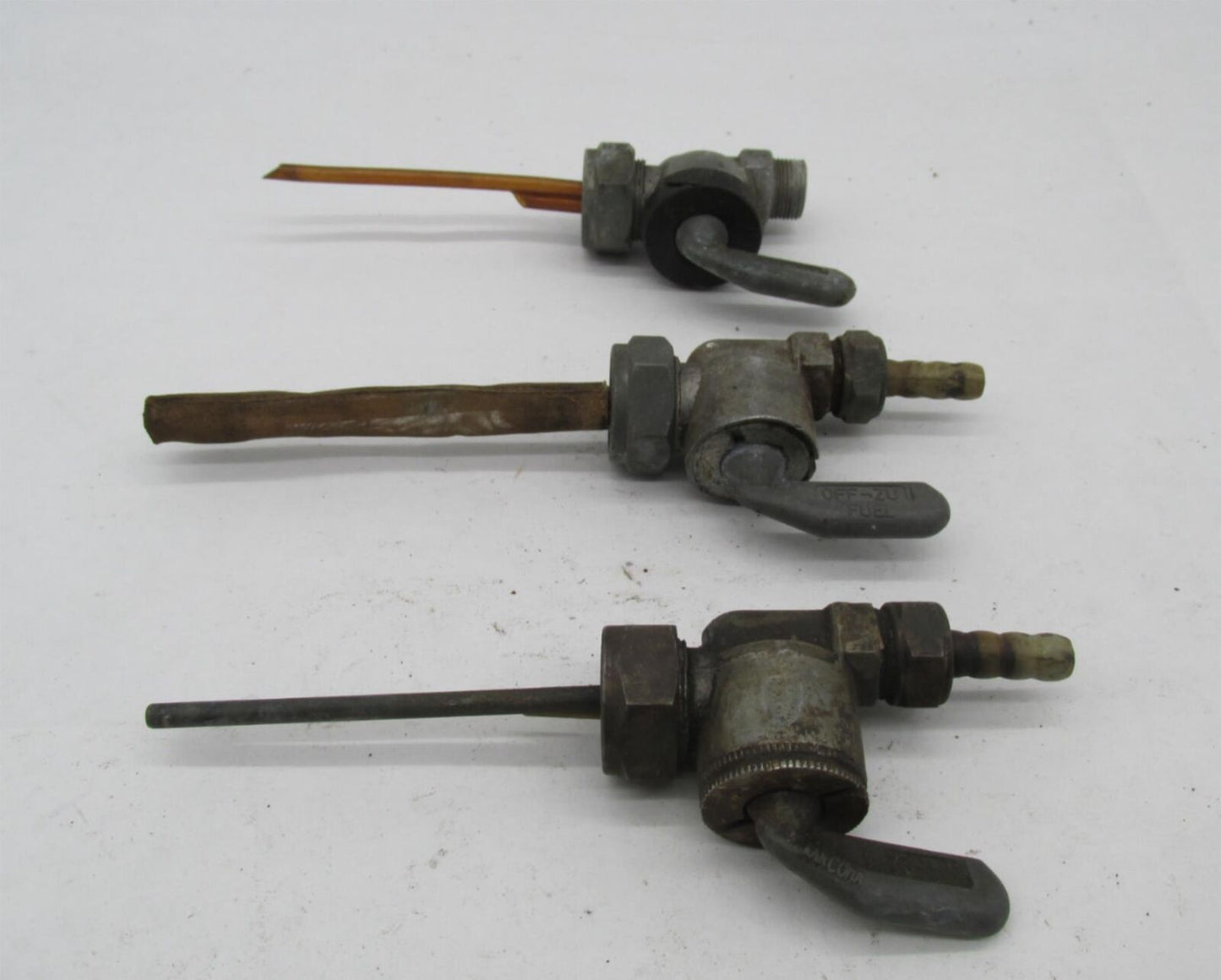 Lot of 3 Vintage Germa BMW Motorcycle Fuel Gas Petcocks Valves German