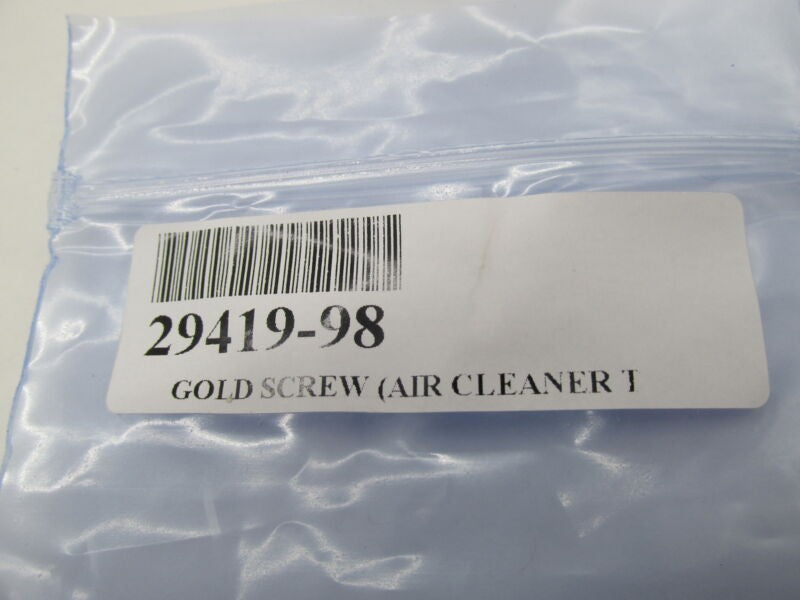 Harley Davidson Genuine NOS Air Cleaner Trim Gold Screw 29419-98