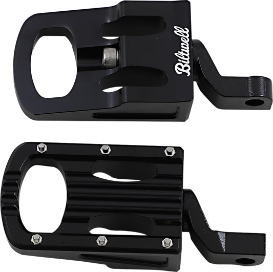 BILTWELL Punisher Footpegs Black Step 7005-203-02