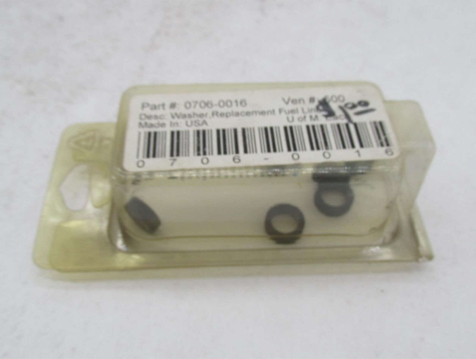 Lot of 6 Harley Davidson Drag Specialties Fuel Line Washers 0706-0016