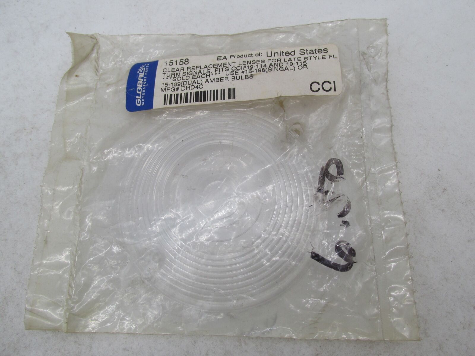 Harley Davidson FLT Clear Late Style Replacement Turn Signal Lens 15158 68400-86