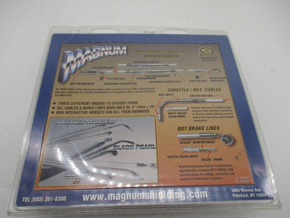 Magnum Harley Davidson Black Brake Line 13" 10mm 3/8" M13064