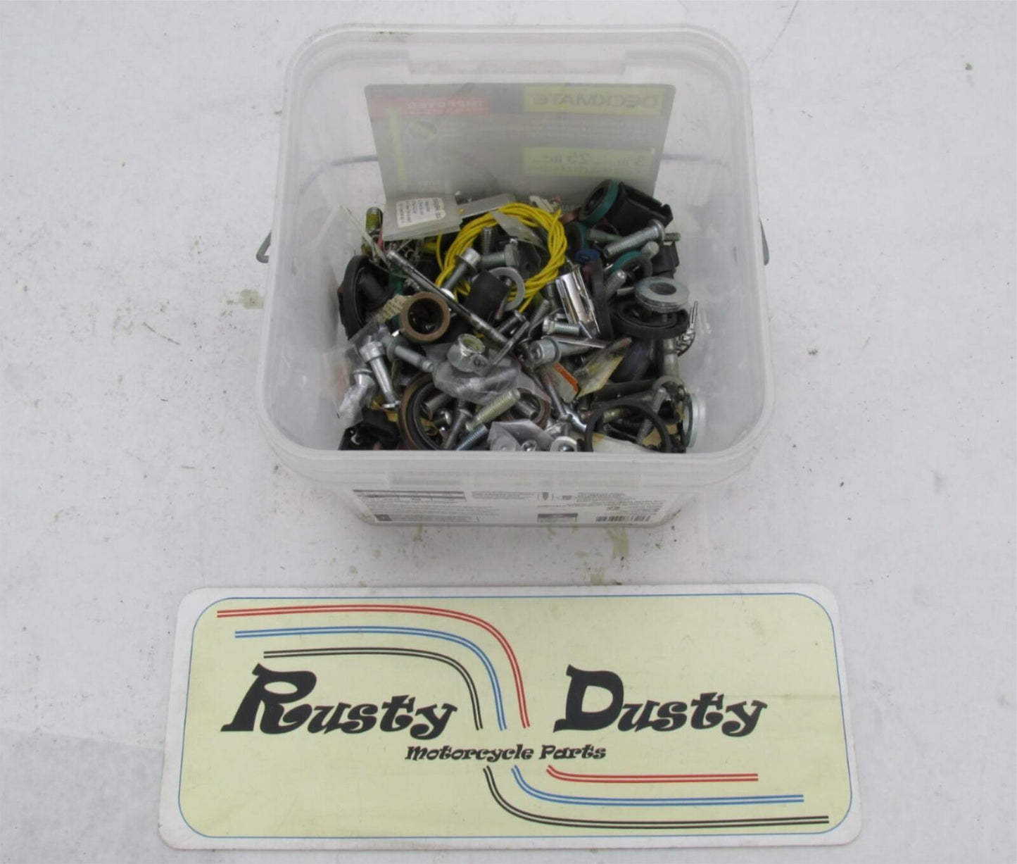 Large 12+ Pound Mixed Lot of Harley Davidson Triumph Hardware Parts Bolts Screws