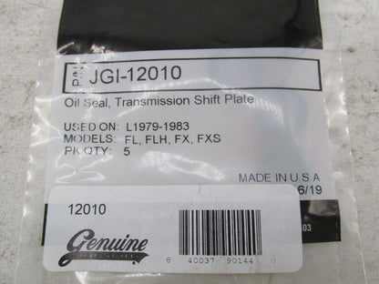 Lot of 4 Harley Davidson James Gasket Genuine Shift Shaft Cover Seals JGI-12010