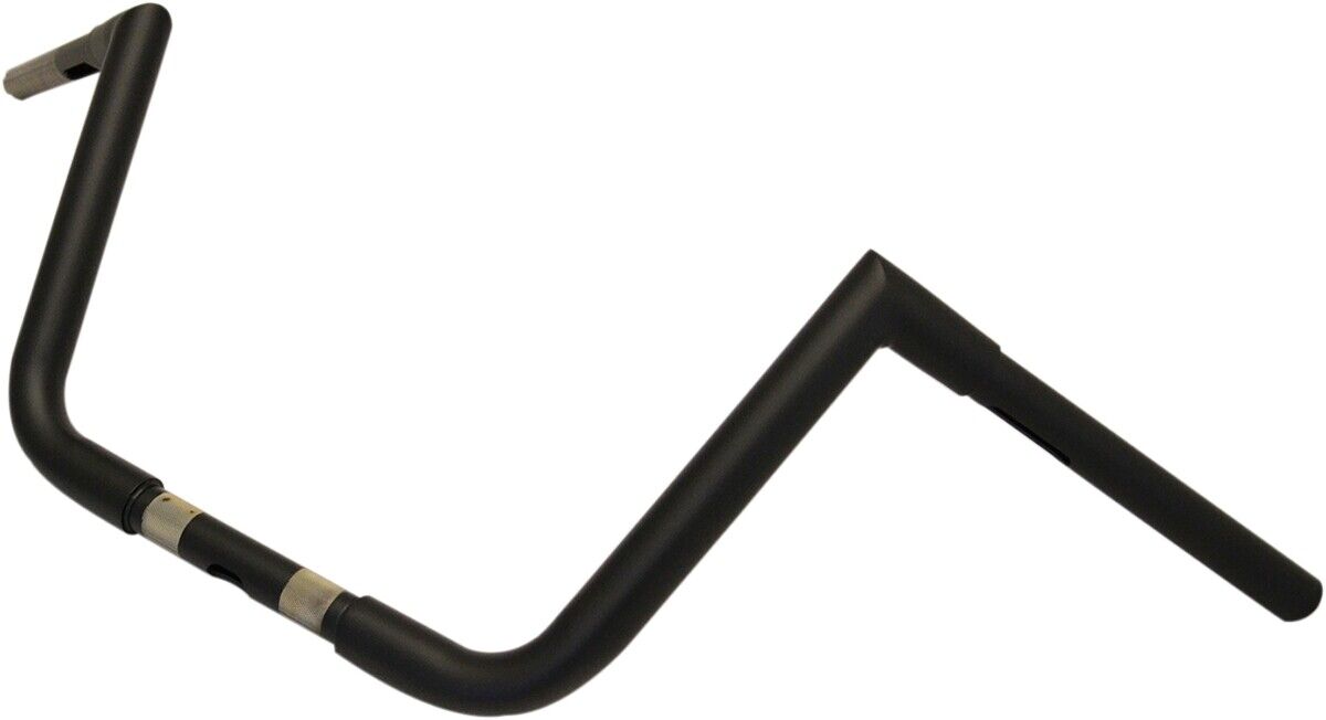 LA Choppers 1 1/4" Big Twin Peaks Handlebars 10" Flat Black LA-7360-10M