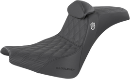 Saddlemen Pro Series SDC Performance Grip Seat w/Backrest Black SC81830DBRT