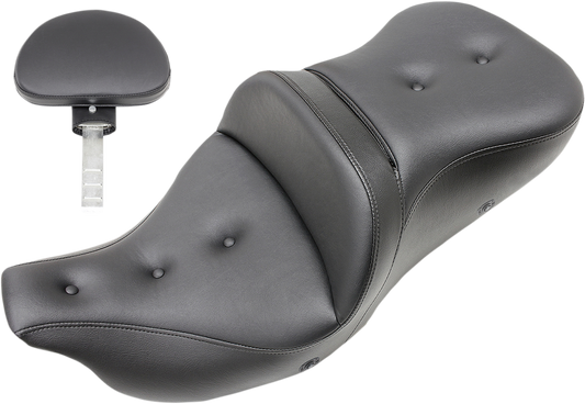 Saddlemen Pillow Top Roadsofa Seat - With Backrest 808-07B-181BRHC