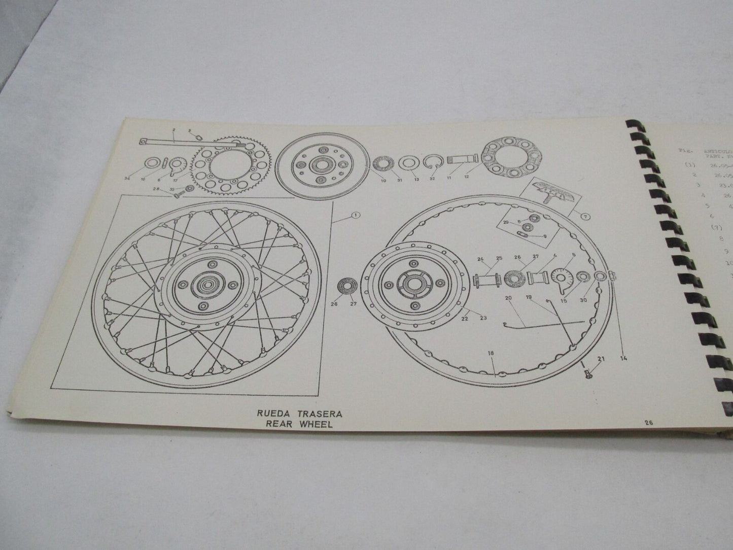 Bultaco Original Factory 1969 Matador Mk3 Parts Catalog List Book Manual