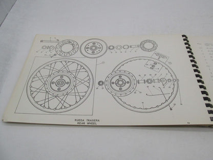Bultaco Original Factory 1969 Matador Mk3 Parts Catalog List Book Manual