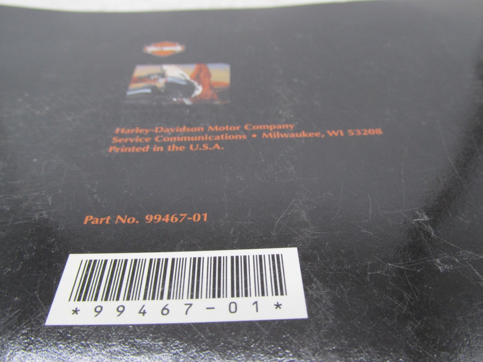 Harley-Davidson Official Factory 2001 Dyna Owner's Manual Book 99467-01