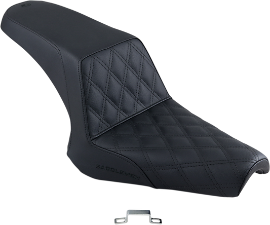 Saddlemen Step Up Seat Front Lattice Stitched Black Y13-16-172