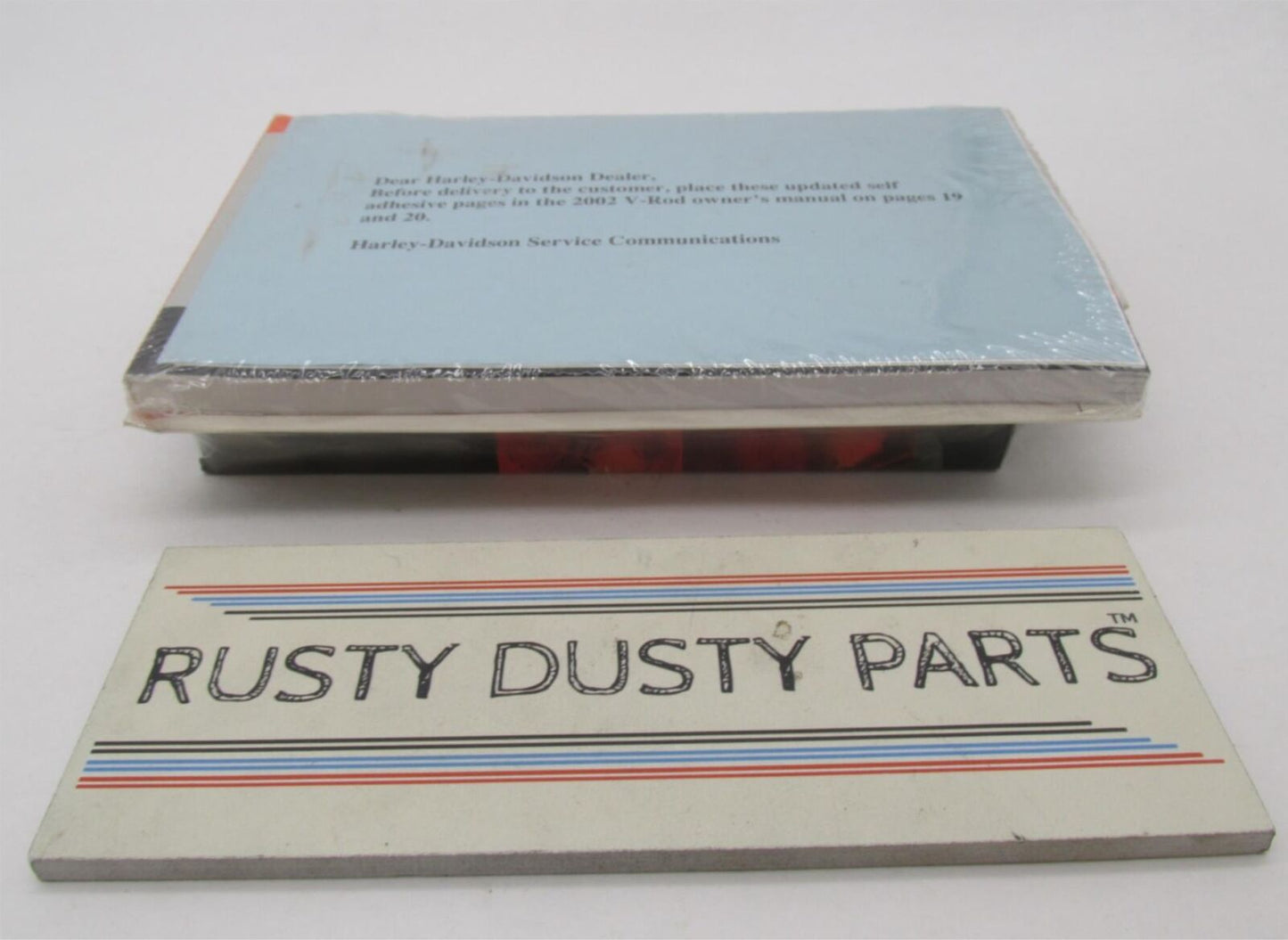 Harley-Davidson NOS Official Factory 2002 VRSCA Owner's Manual 99736-02