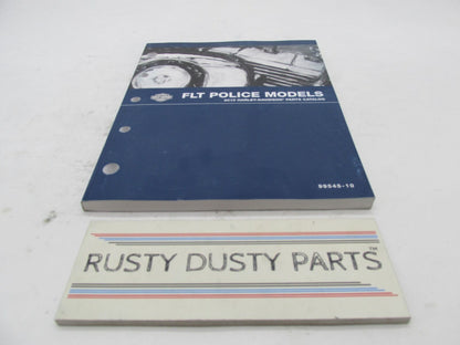 Harley-Davidson Official Factory 2010 FLT Police Models Parts Catalog 99545-10