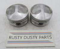 Pair of Harley Davidson Ross NOS High Performance Over Sized 392 Pistons