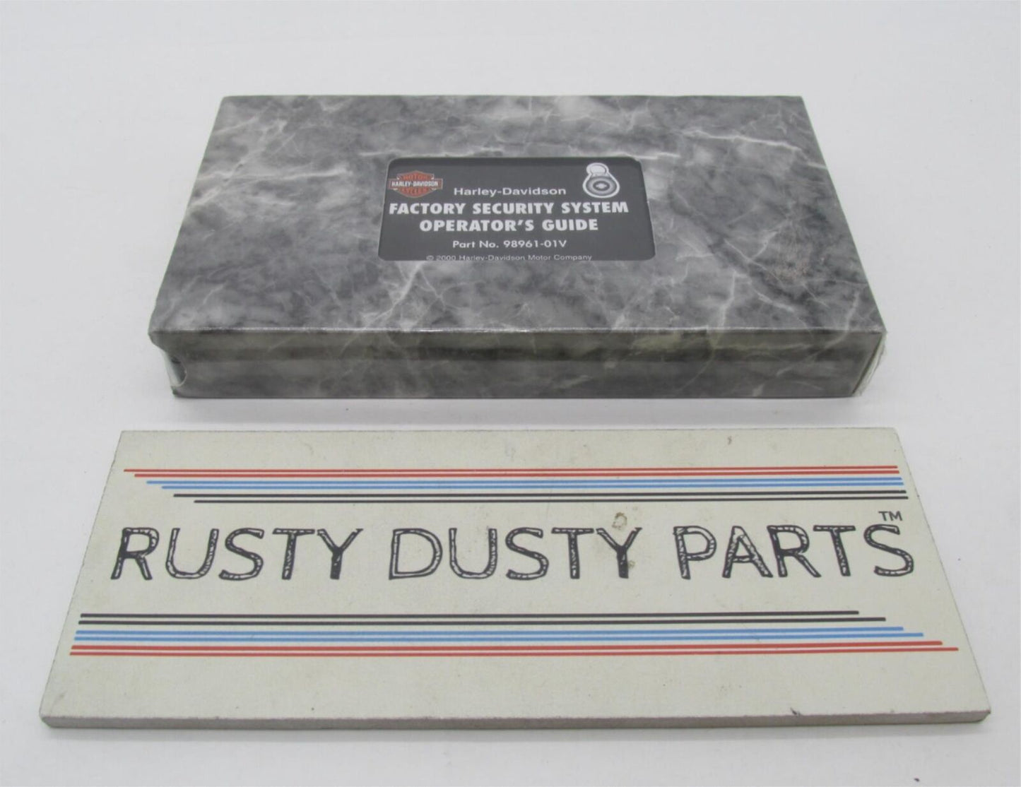 Harley-Davidson Security System Operator's Guide VHA Tape 98961-01V