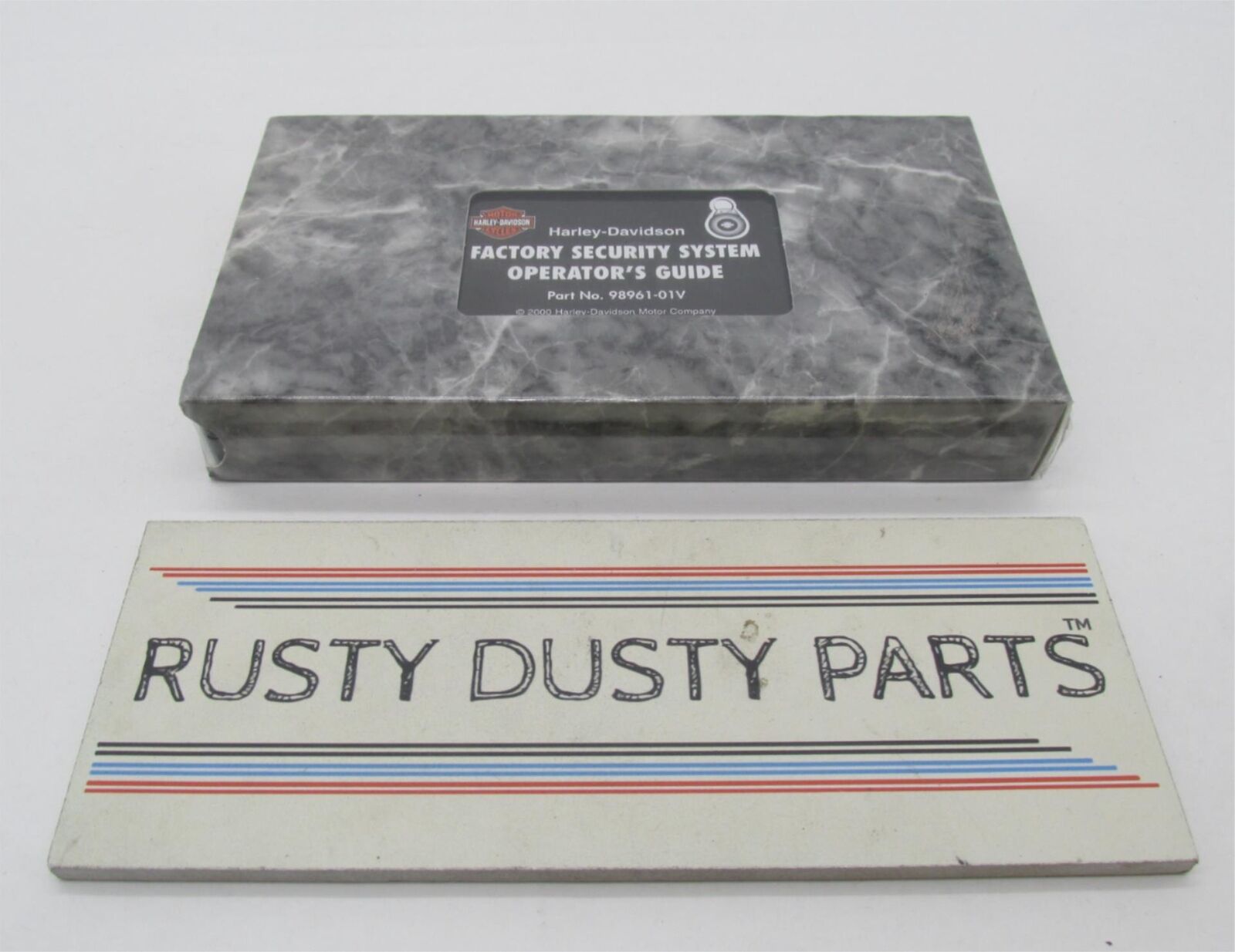 Harley-Davidson Security System Operator's Guide VHA Tape 98961-01V