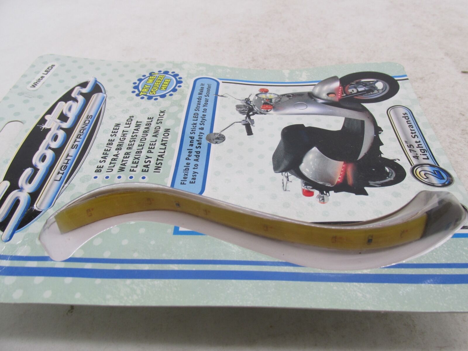 Street FX Scooter Motorcycle LED White Mini Light Strands Strips