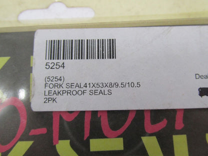Pro Moly NOS Motorcycle Leak Proof Fork Seals 41mm x53mm 8mm  5254