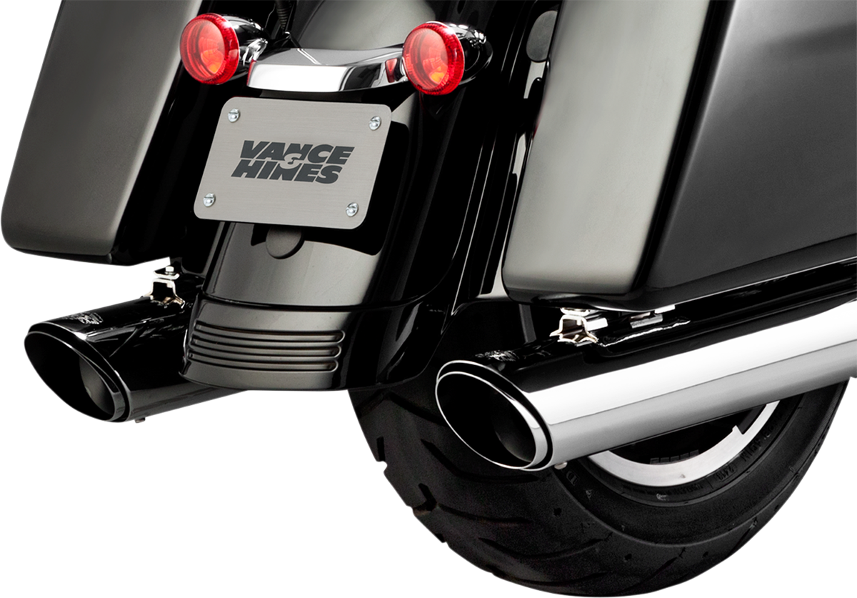 Vance & Hines Twin Slash Slip-On Mufflers Chrome 16672