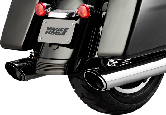 Vance & Hines Twin Slash Slip-On Mufflers Chrome 16672