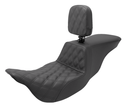 Saddlemen Tour Step Up Seat - Rider Backrest 808-07B-192BR