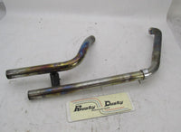 Harley Davidson Genuine Stock Softail Exhaust Headers Pipes no Heat Shields