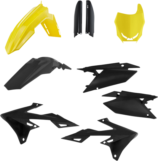 Acerbis Full Plastic Kit Yellow/Black 2686551017