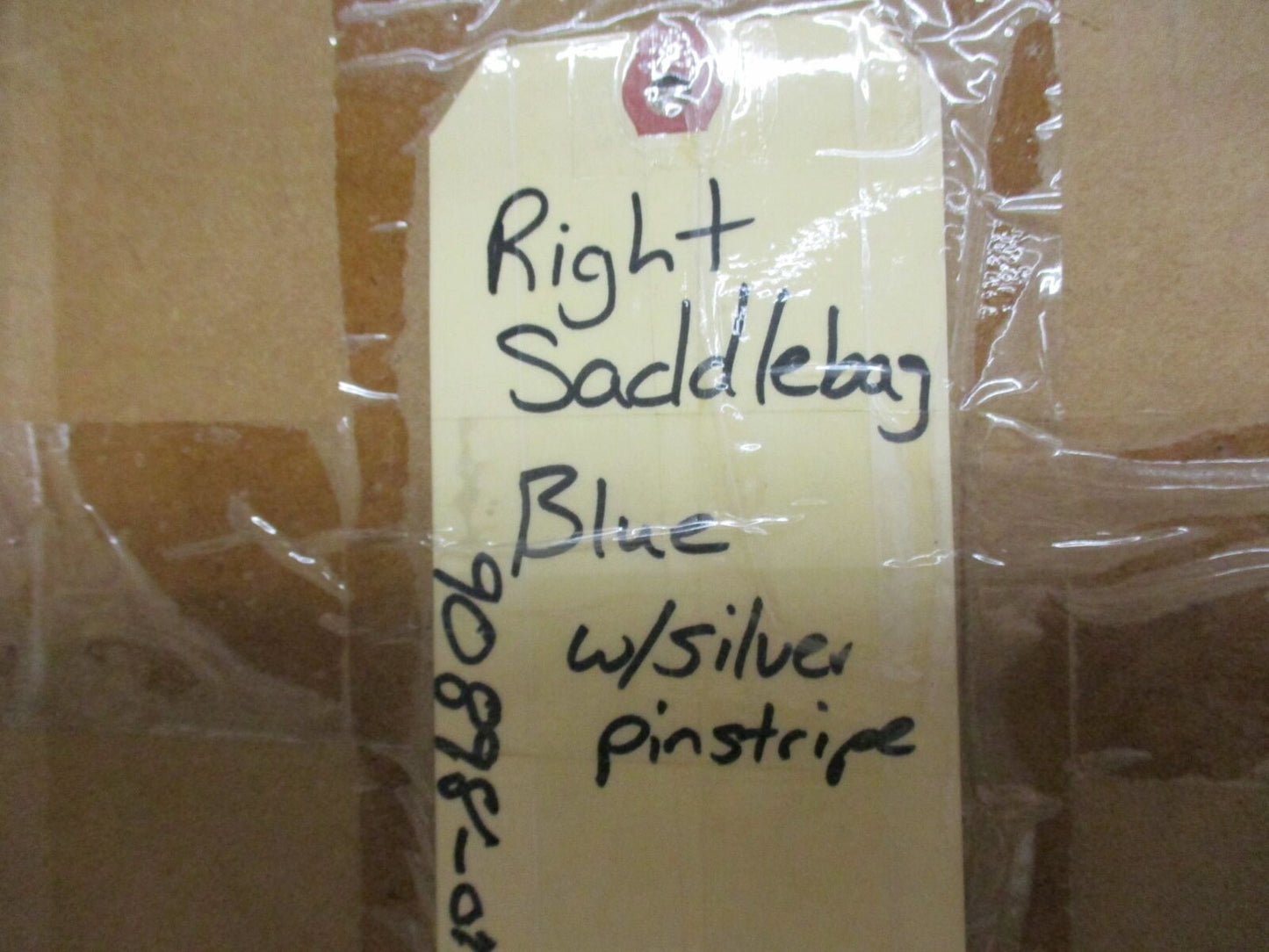 Harley Davidson Genuine NOS  Blue Right Saddlebag w/ Silver Pinstripe 90898-07CH