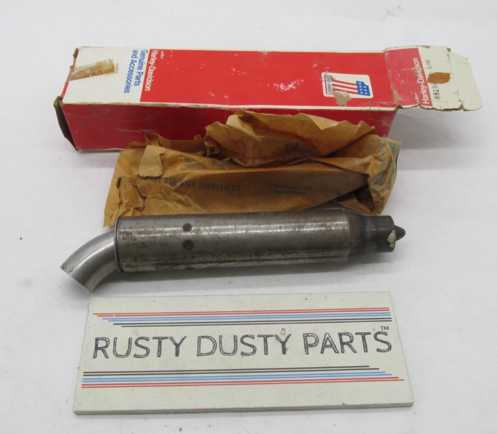 Harley Genuine NOS Aermacchi Exhaust Muffler Baffle Spark Arestor 65258-75P