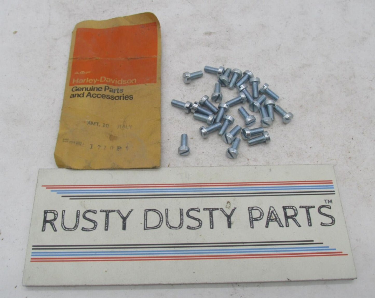 Lot of 27 Harley-Davidson Genuine NOS Aermacchi Screws 5x12 SX SXT TX X90 1710P