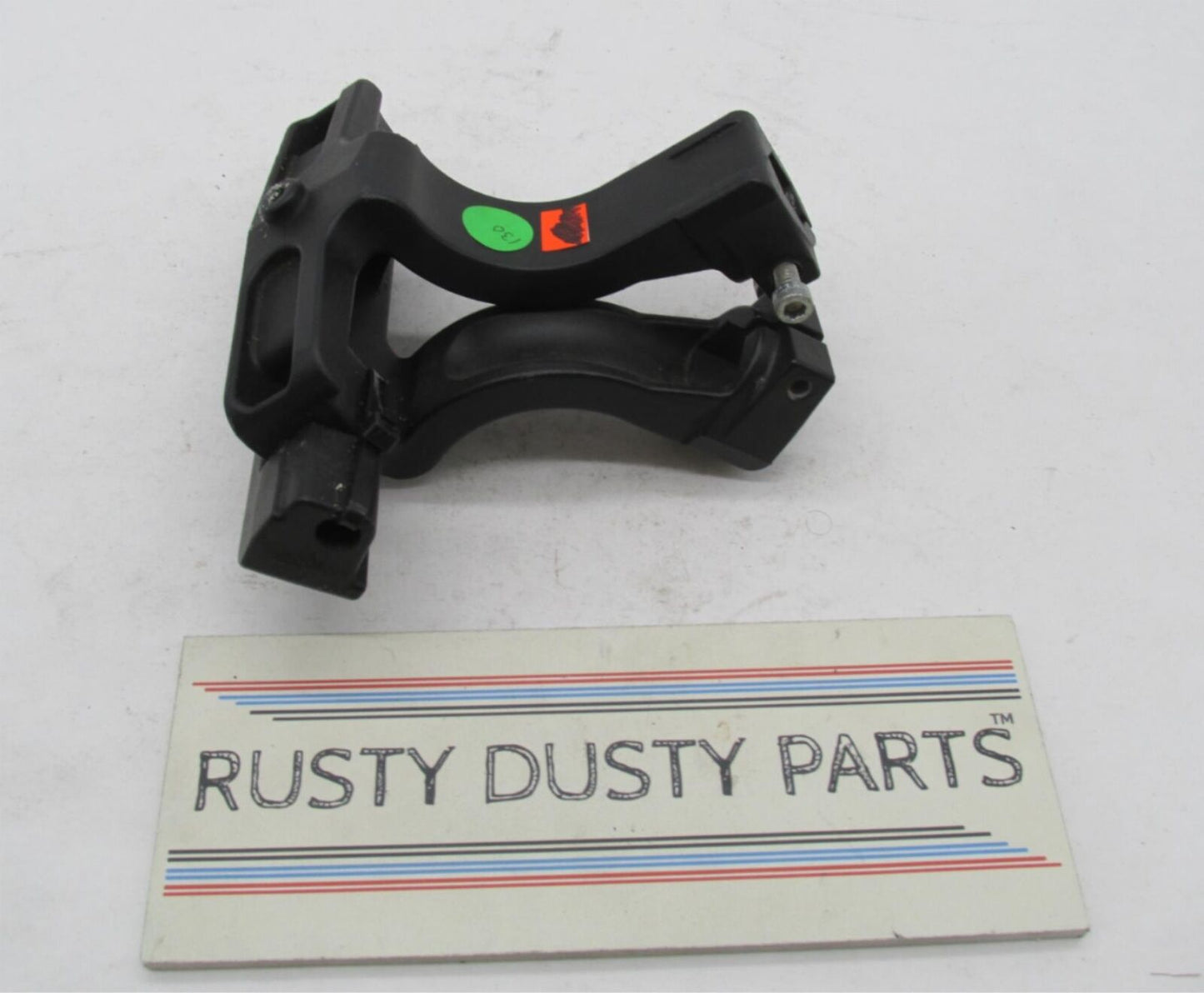 Harley 00-17 Softail Wrinkle Black Passenger Foot Floor Board Mount Brackets