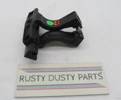 Harley 00-17 Softail Wrinkle Black Passenger Foot Floor Board Mount Brackets