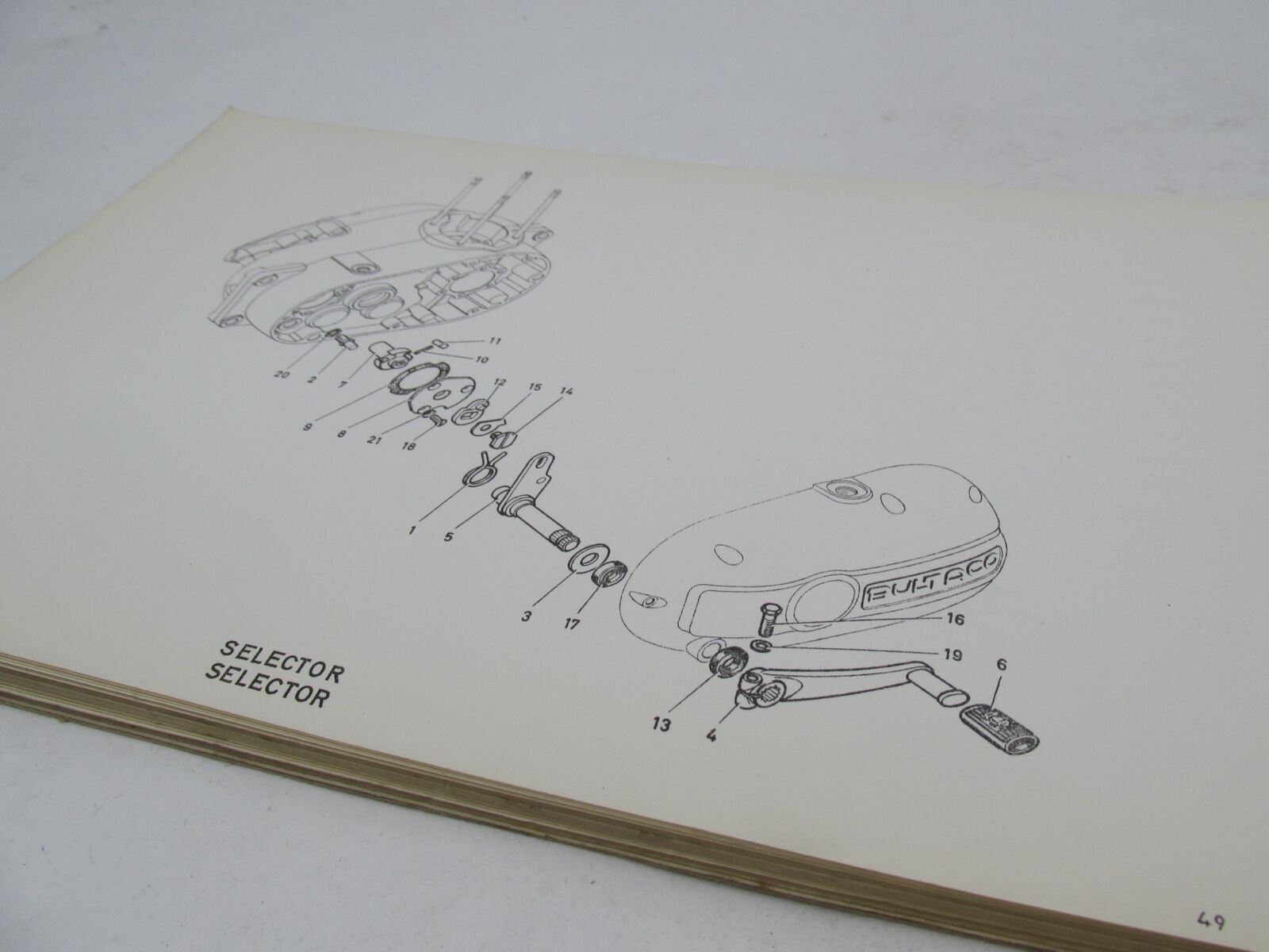 Bultaco Original Factory 1968 Sherpa T Parts List Catalog Book