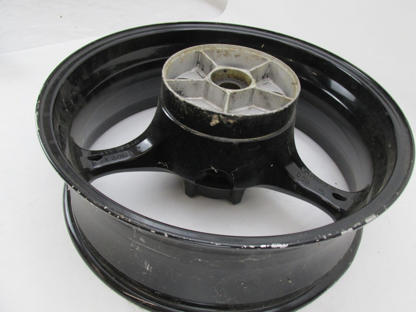 Enkei Motorcycle 3 Spoke Tri Spoke 17 X 5.5" Black Rear Wheel Rim