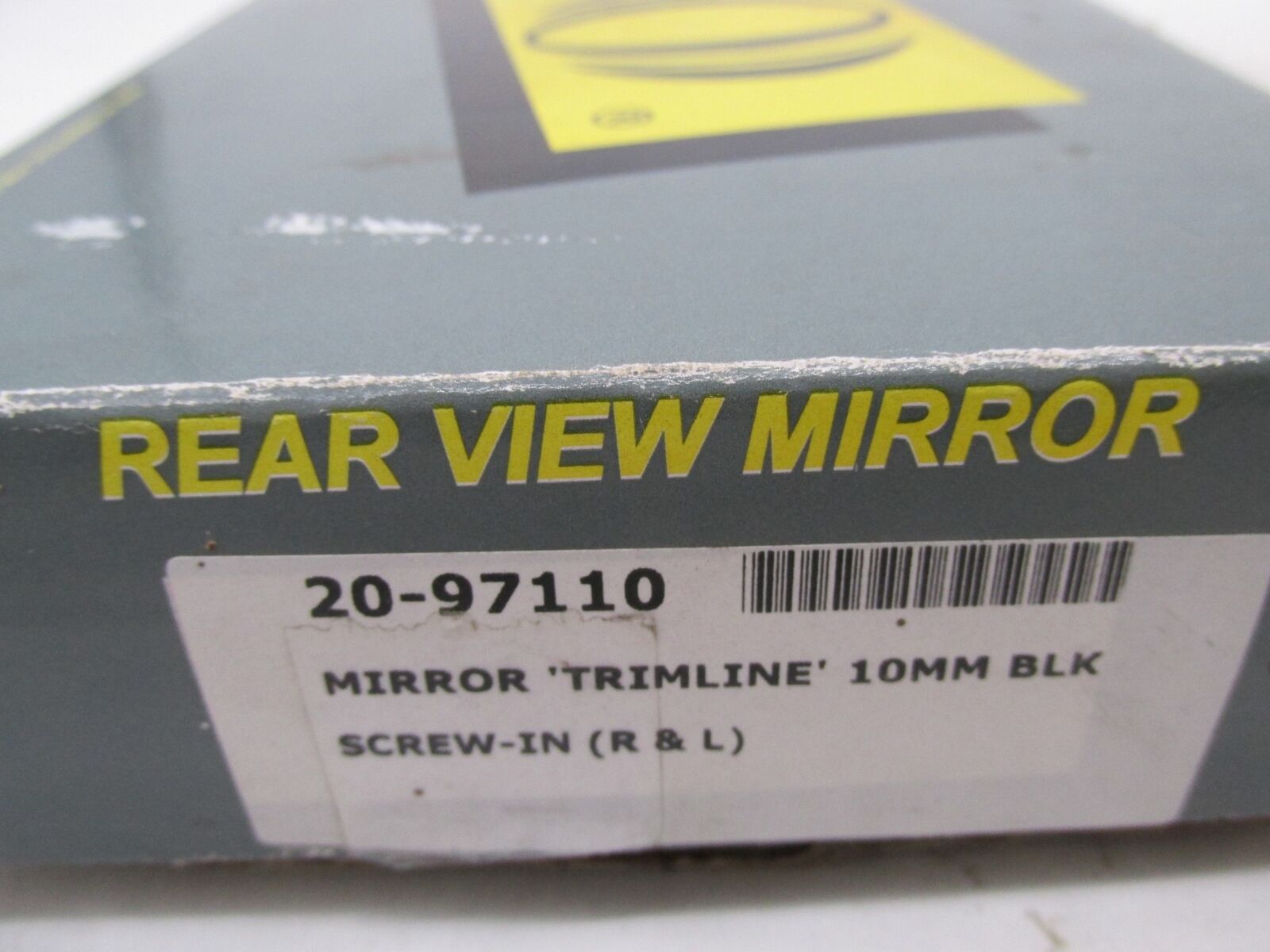 Emgo Universal Motorcycle 10MM Black Rear View Mirrors Trimline 20-97110