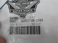 Lot of 3 Harley Davidson Genuine NOS Inspection Cover Gaskets 34906-79A