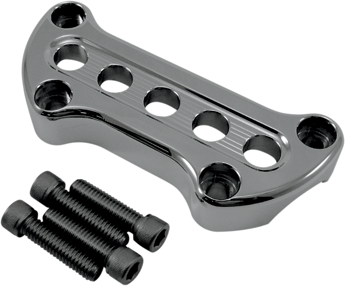 Joker Machine Upper Handlebar Clamp Chrome 03-852C