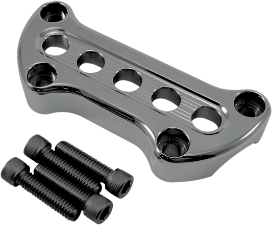 Joker Machine Upper Handlebar Clamp Chrome 03-852C