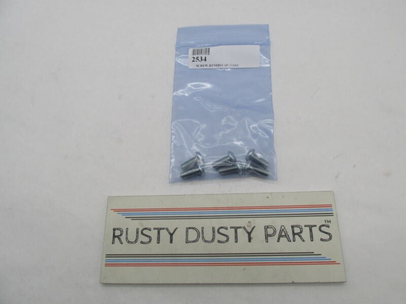 Lot of 6 Harley Davidson Genuine NOS Button Head Tork Screws 2534