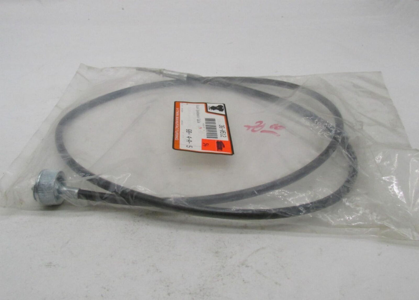 Harley V-Twin 50" XL 52-70 12mm top nut Black Speedometer Cable 36-0512