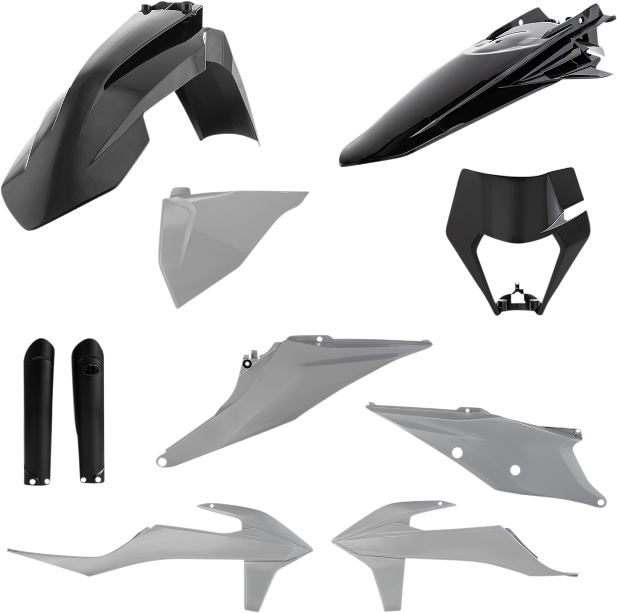 Acerbis Full Plastic Kit Black 2791541001