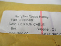 Harley Davidson NOS Clutch Cable 33662-00