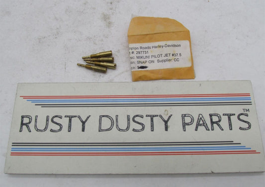 Lot of 4 Harley Davidson Mikuni Carburetor Pilot Jets #37.5 297731